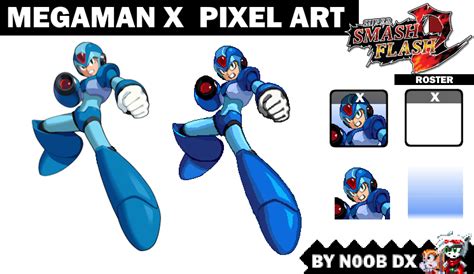 Megaman X Pixel Art by N0oB545 on DeviantArt.